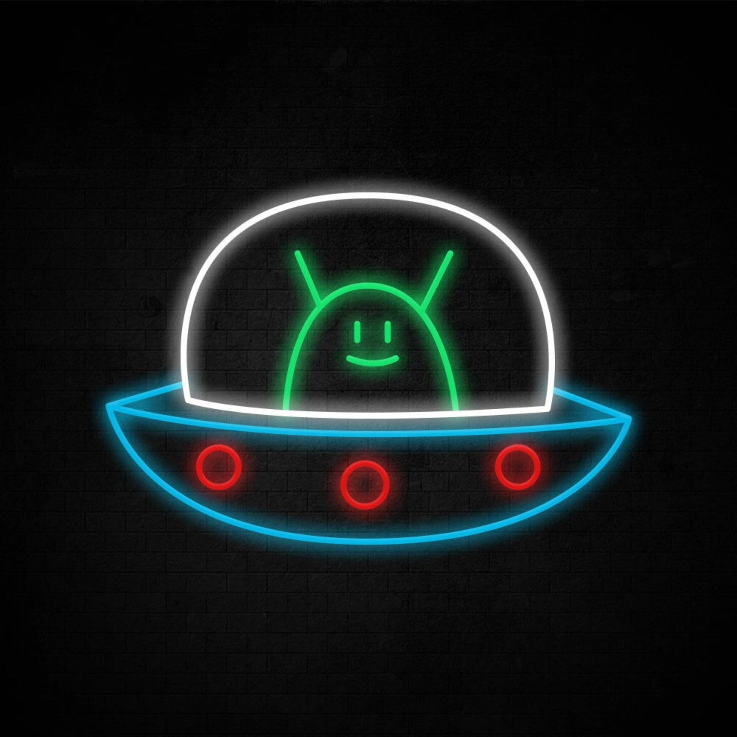 Alien Spaceship Led Neon Sign | Shineneon