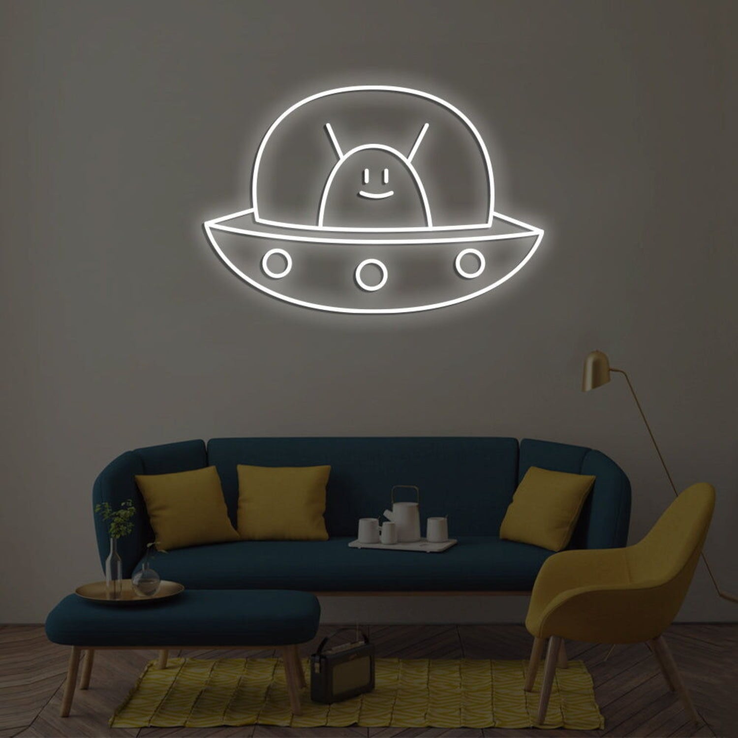 Alien Spaceship Led Neon Sign | Shineneon