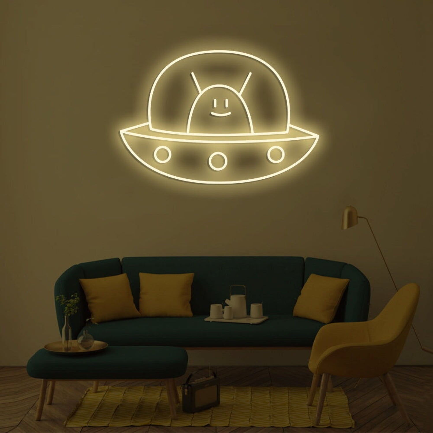 Alien Spaceship Led Neon Sign | Shineneon