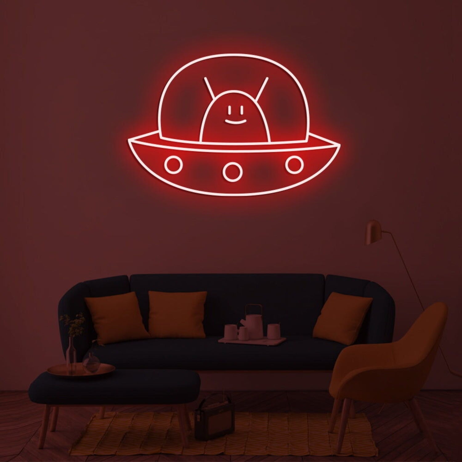 Alien Spaceship Led Neon Sign | Shineneon