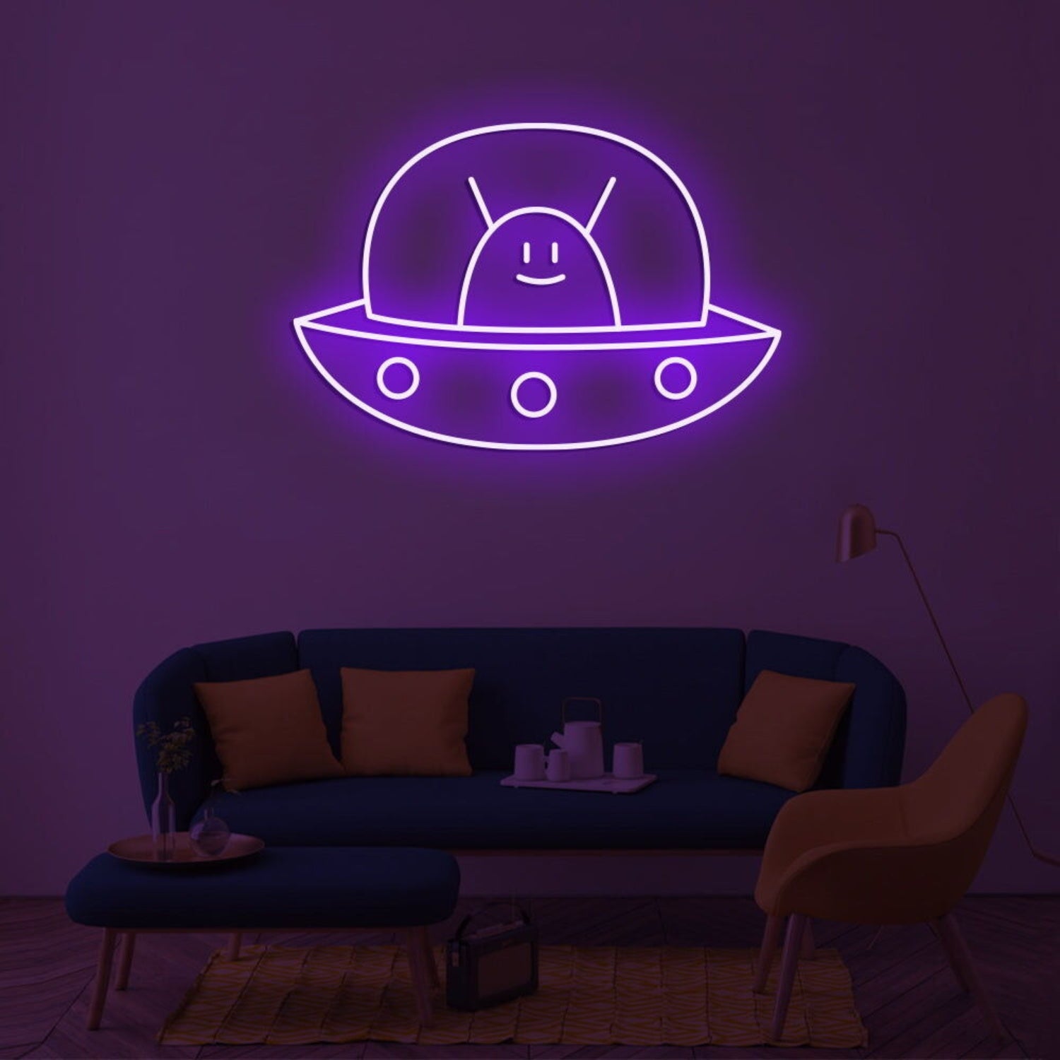 Alien Spaceship Led Neon Sign | Shineneon