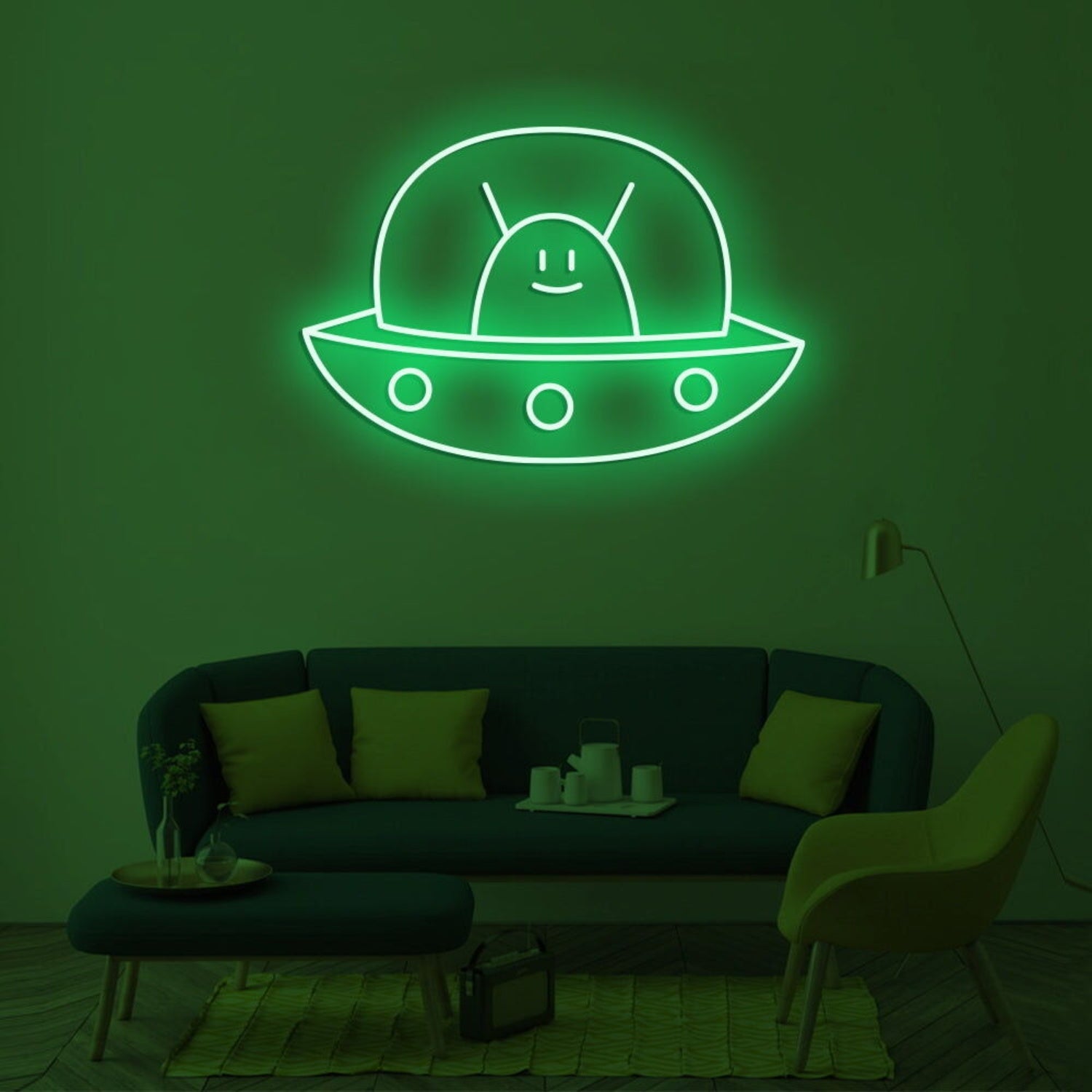Alien Spaceship Led Neon Sign | Shineneon