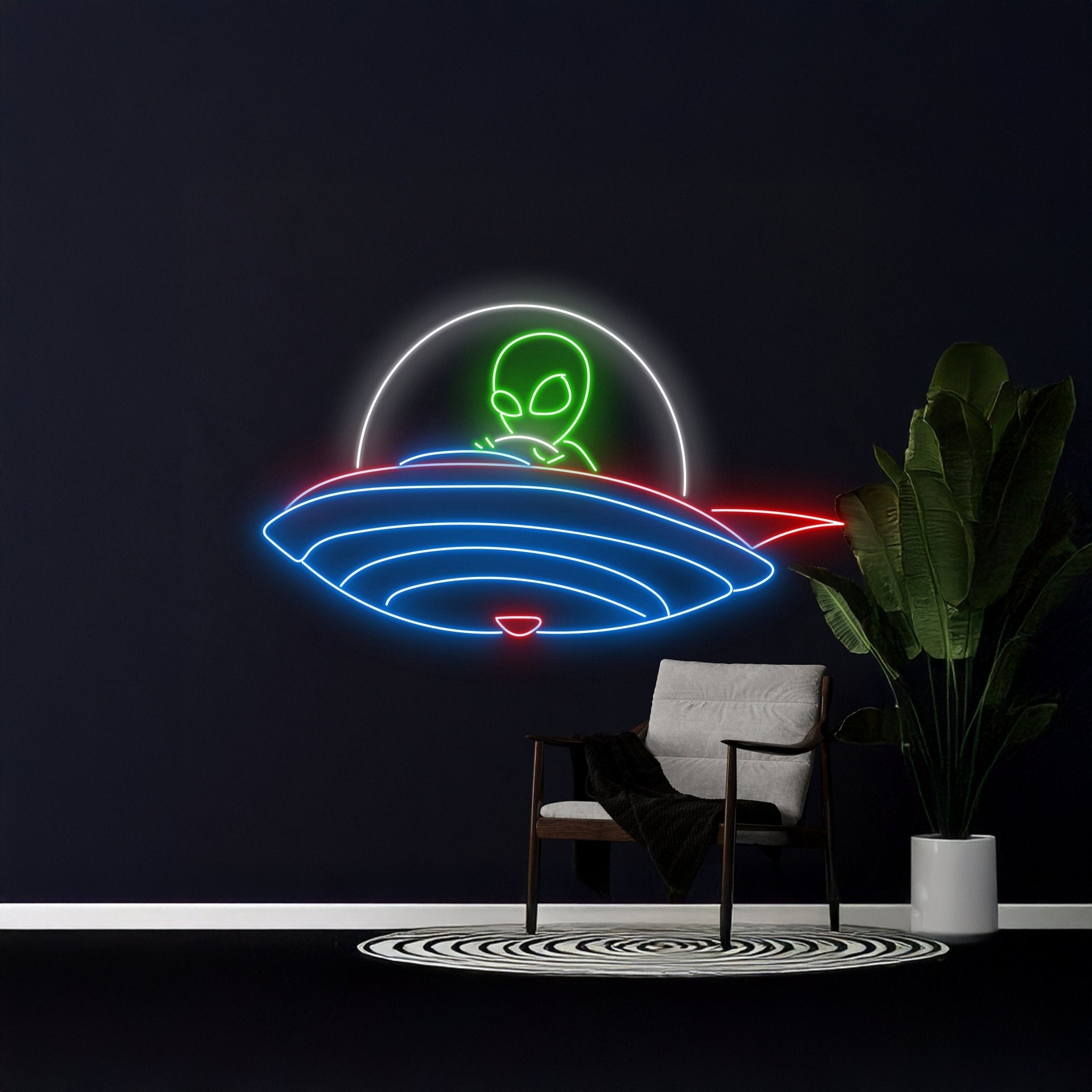 Alien Ufo Led Sign - Shineneon