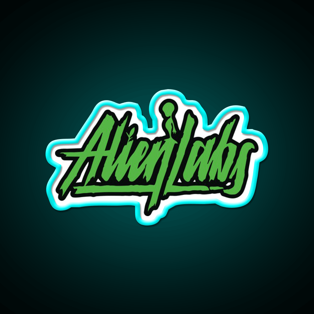 Alienlabs Hemp Inspired Green Leaf Led Neon Sign Rgb Color - Shineneon