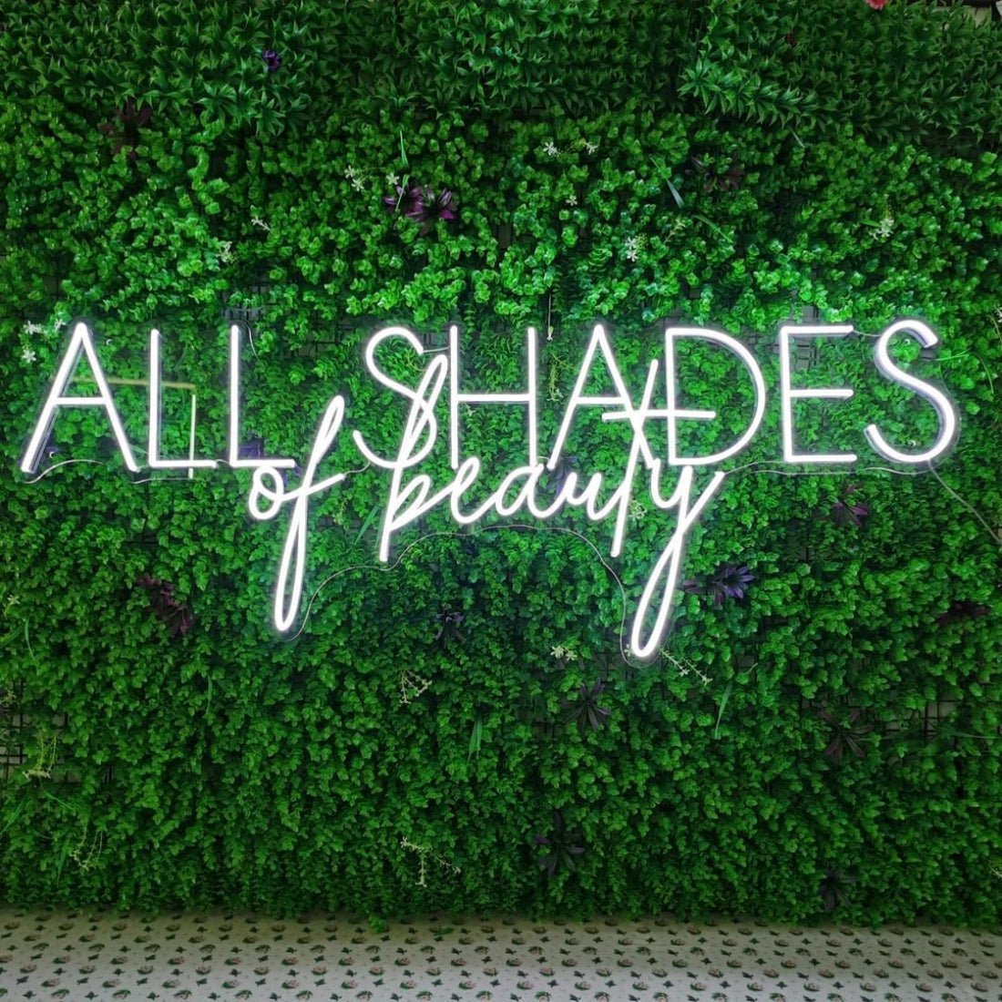 All Shades Of Beauty Led Sign Business Neon Sign - Shineneon