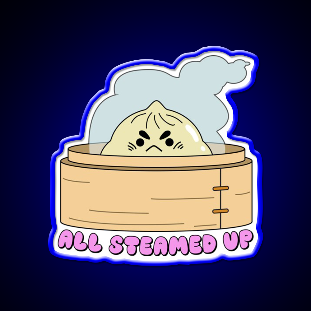 All Steamed Up Led Neon Sign Chinese Food Rgb Color