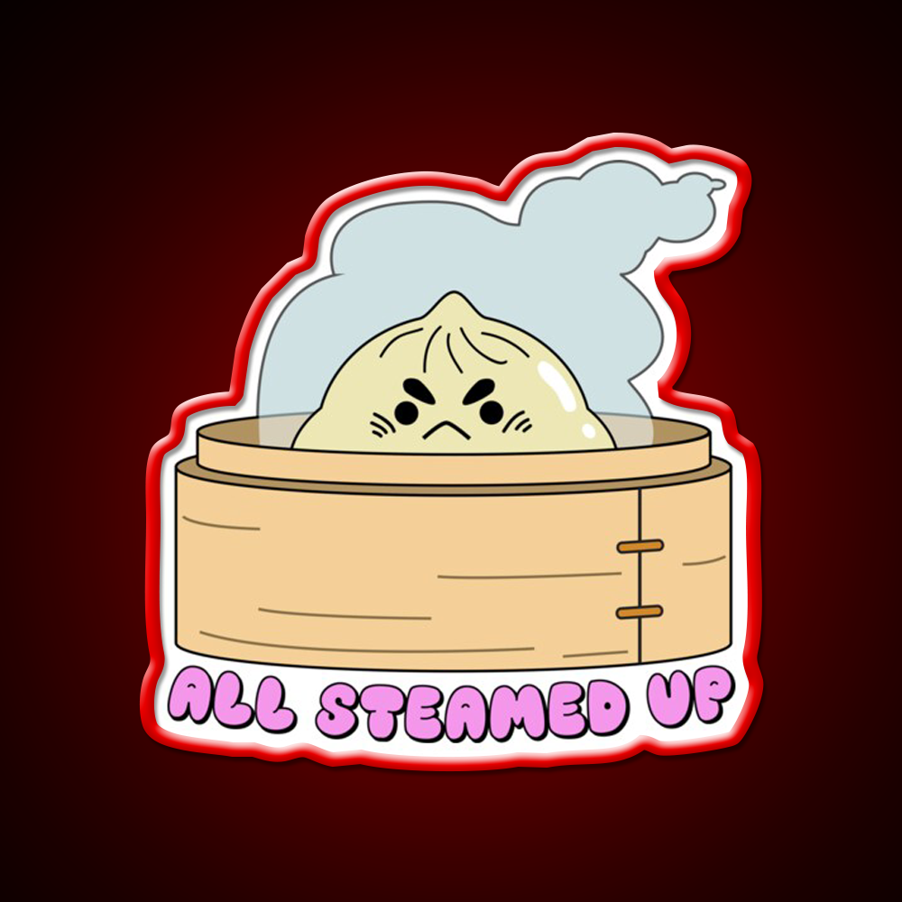 All Steamed Up Led Neon Sign Chinese Food Rgb Color