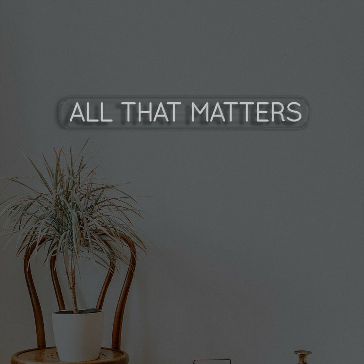 All That Matters Neon Reflecting On Whats Truly Important In Life | Shineneon