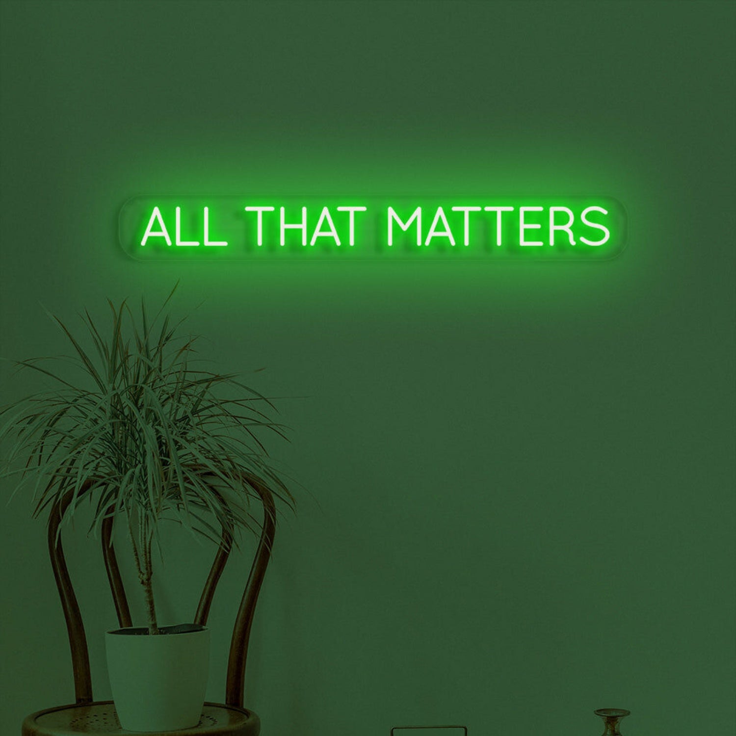 All That Matters Neon Reflecting On Whats Truly Important In Life | Shineneon