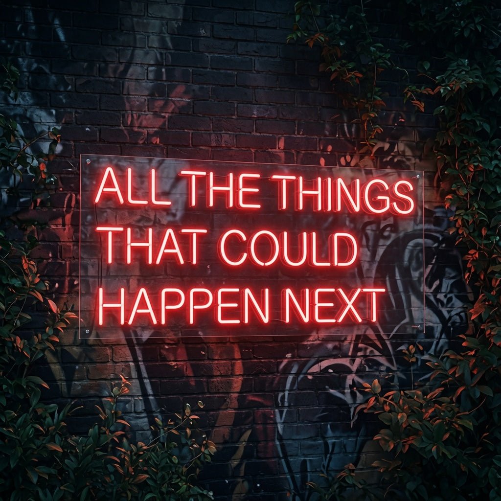 All The Things That Could Happen Next LED Neon Sign - Shineneon