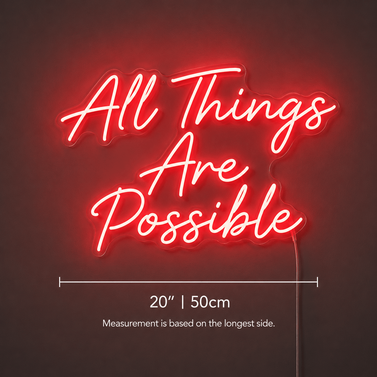 All Things Are Possible LED Neon Sign - Shineneon
