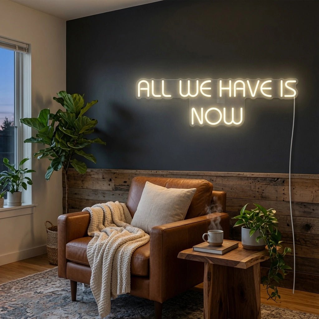 All We Have Is Now LED Neon Sign Wall Decor - Shineneon