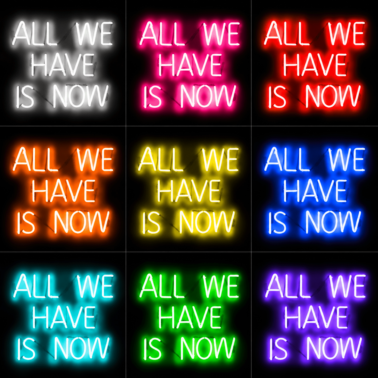 All We Have Is Now LED Neon Sign Wall Neon Sign - Shineneon