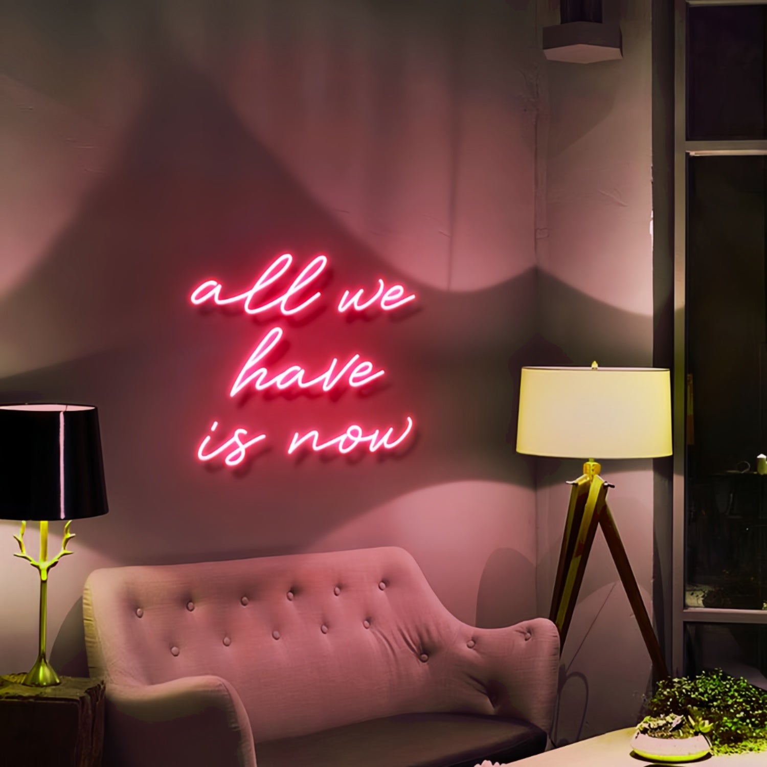 All We Have Is Now Seize The Day With Motivational Neon | Shineneon