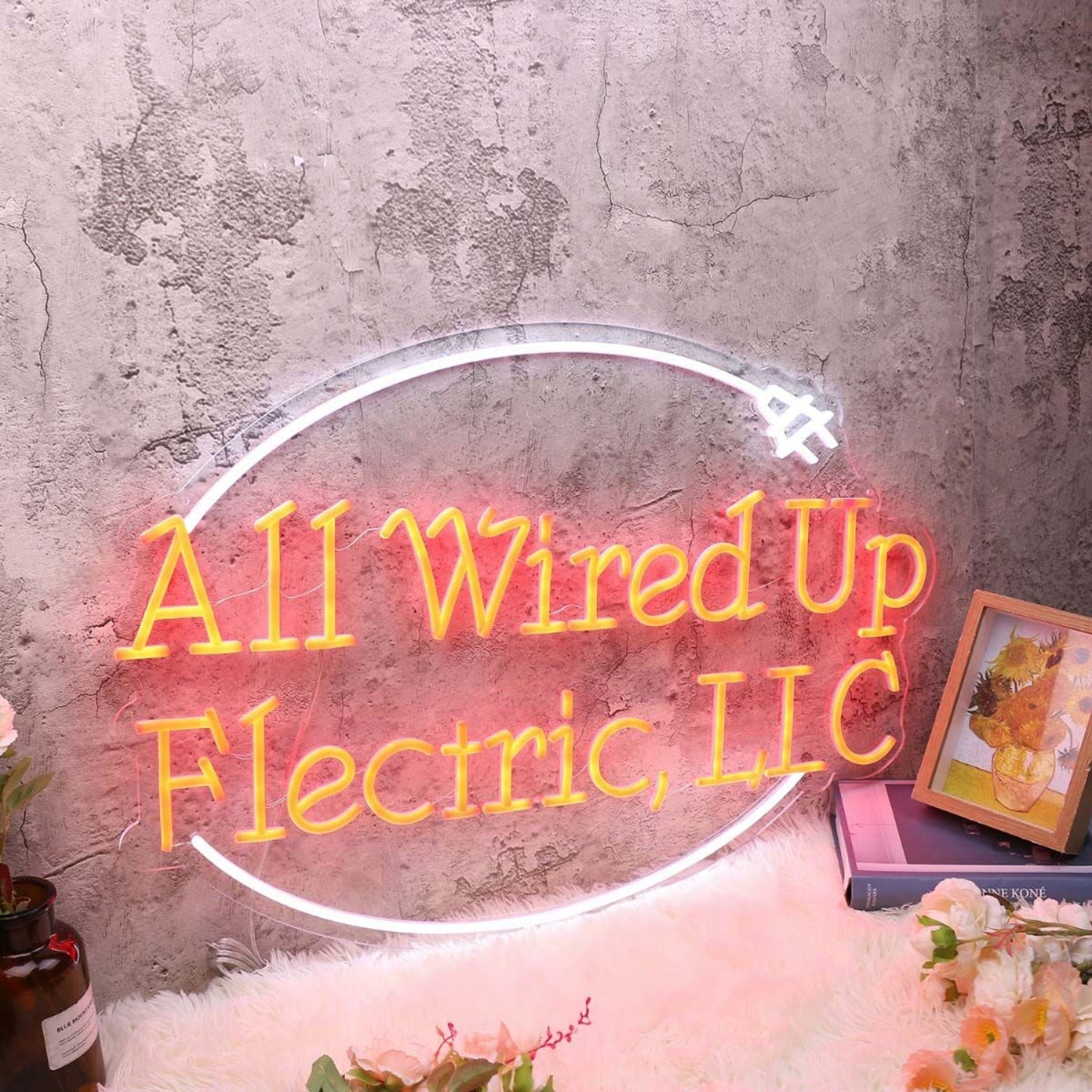 All Wired Up Flectric Llc Red Led Neon Sign - Shineneon