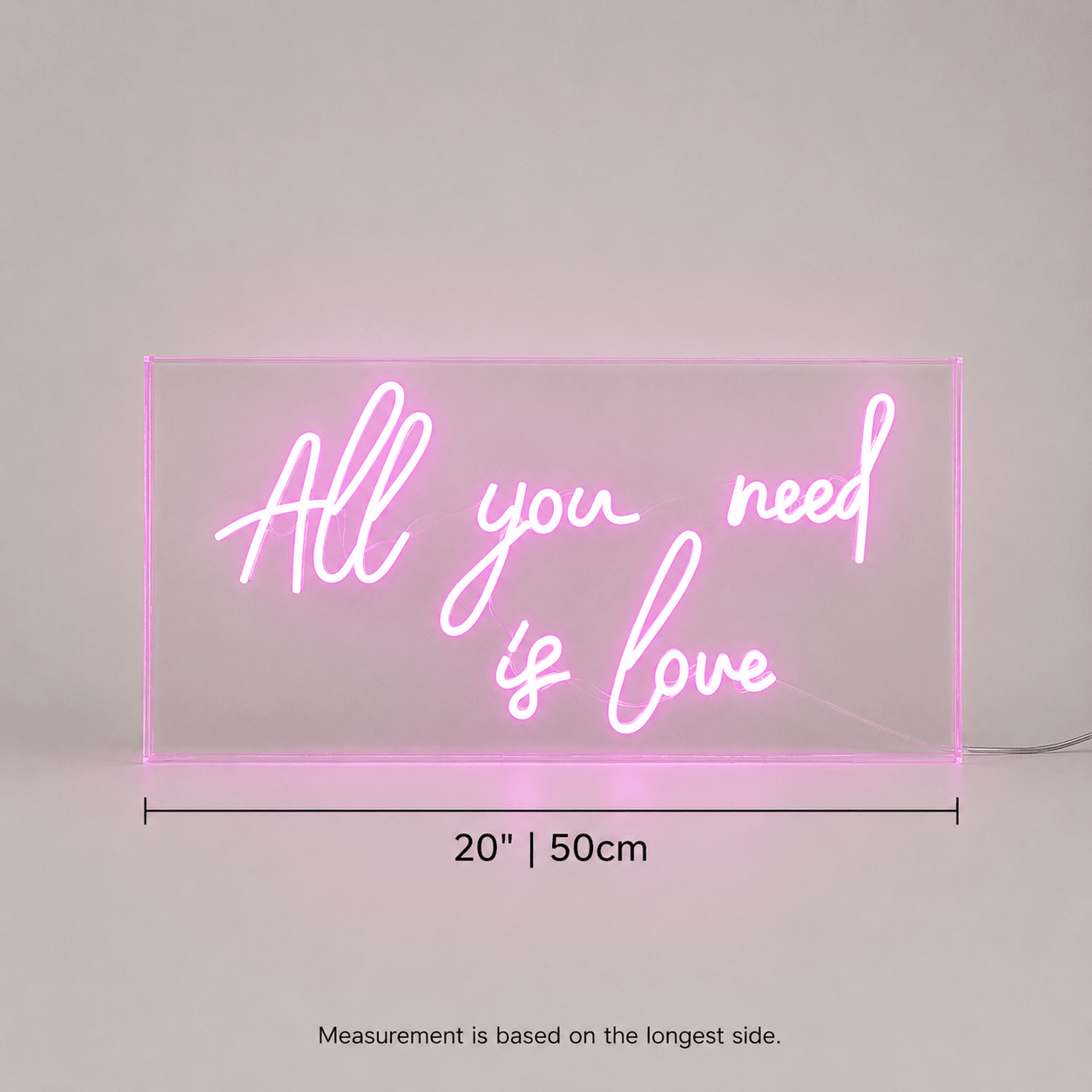 All You Need Is Love LED Neon Sign Home Wall Art Wall Neon Sign - Shineneon