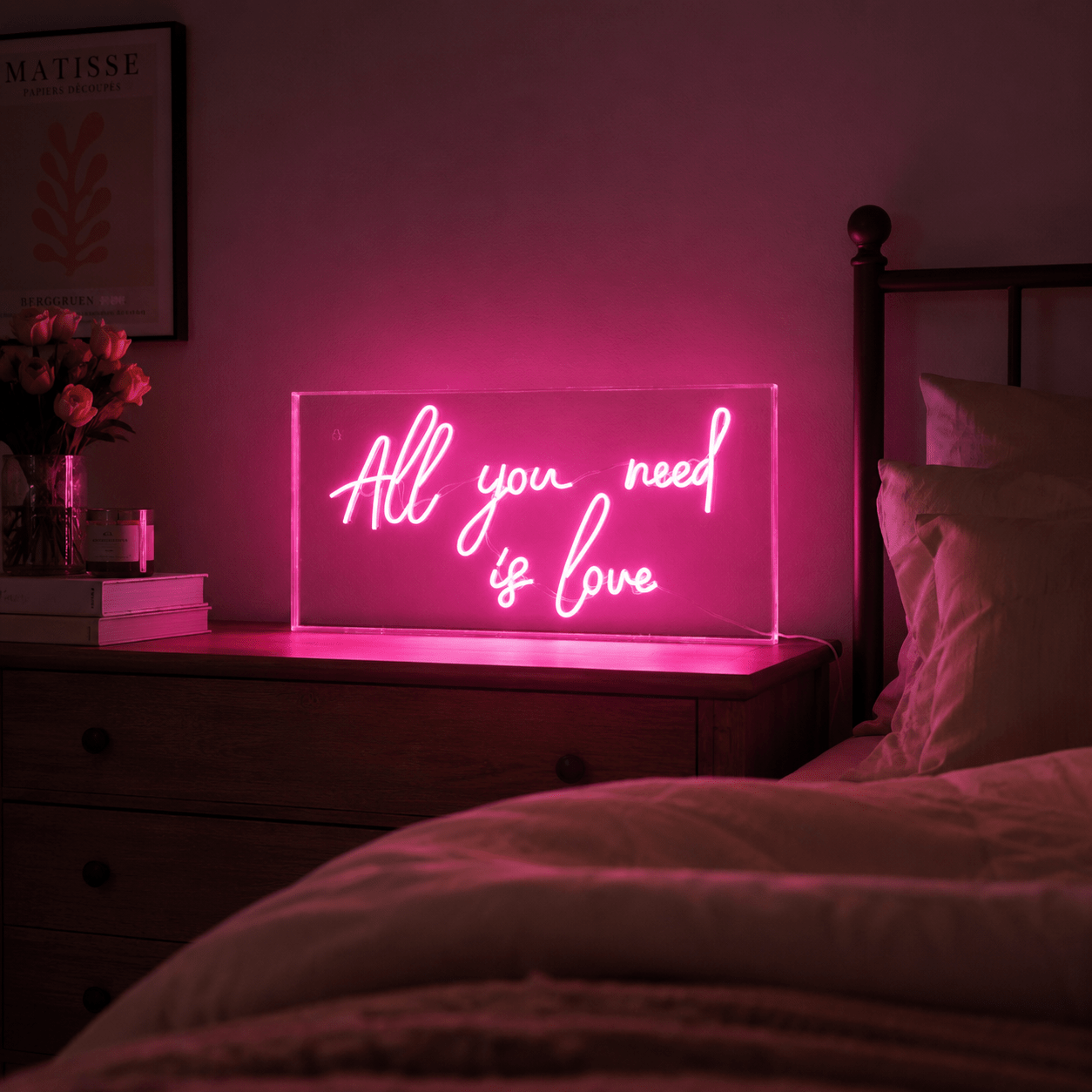 All You Need Is Love LED Neon Sign Home Wall Art Wall Neon Sign - Shineneon