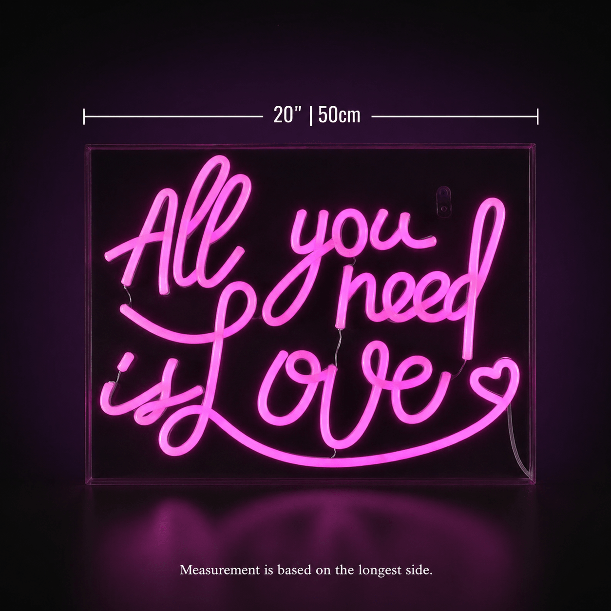 All You Need Is Love LED Neon Sign Living Room Decor - Shineneon