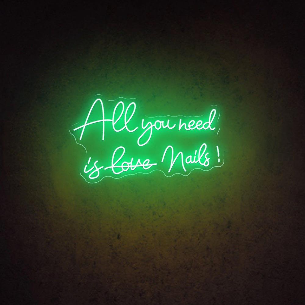 All You Need Is Love Mails Pink-White Led Neon Sign Home Decor | Shineneon