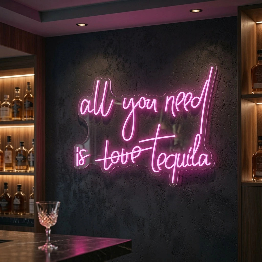 All You Need Is Tequila LED Neon Sign - 01 Original Product Image