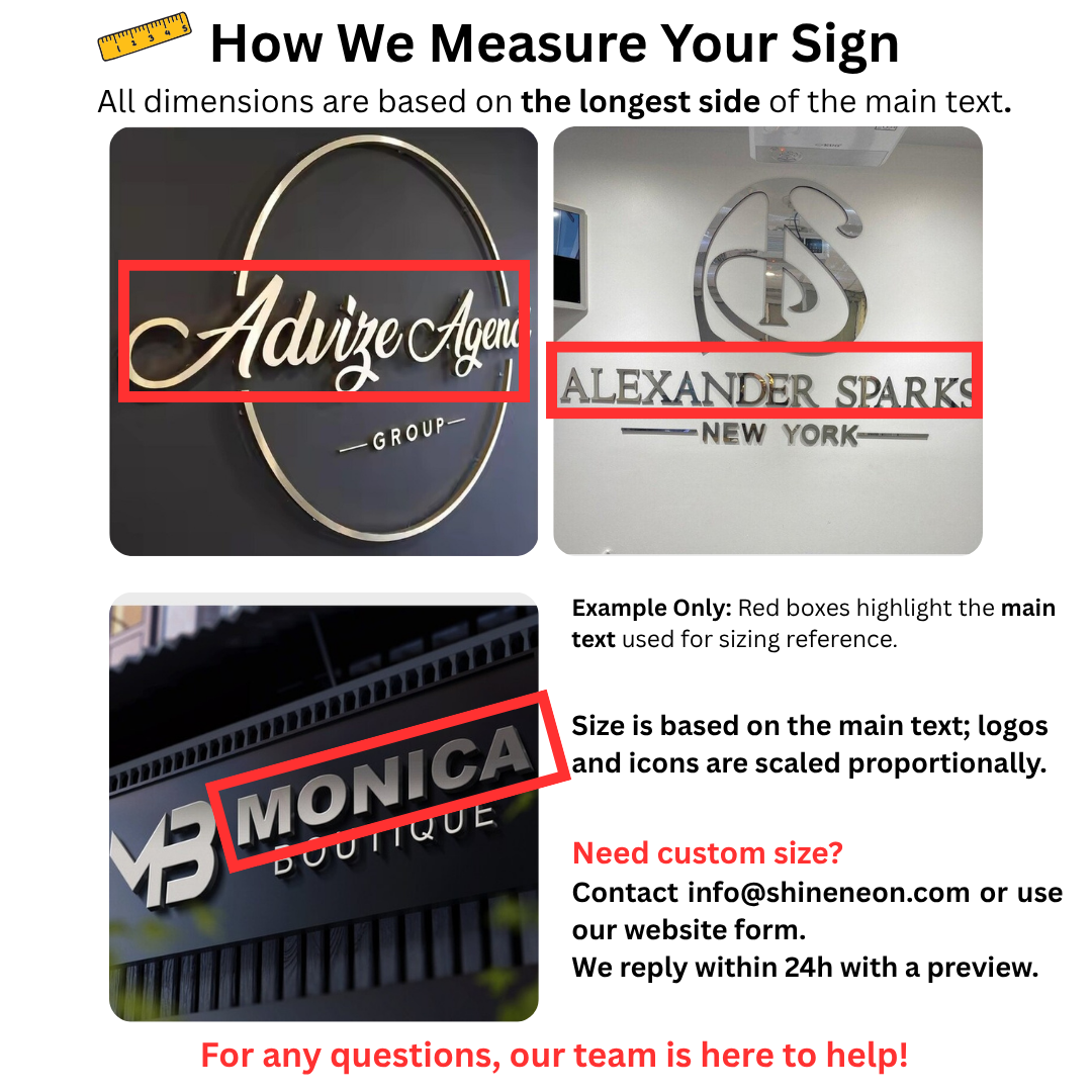 Decho With Big Logo Stainless Steel Metal 3d Sign