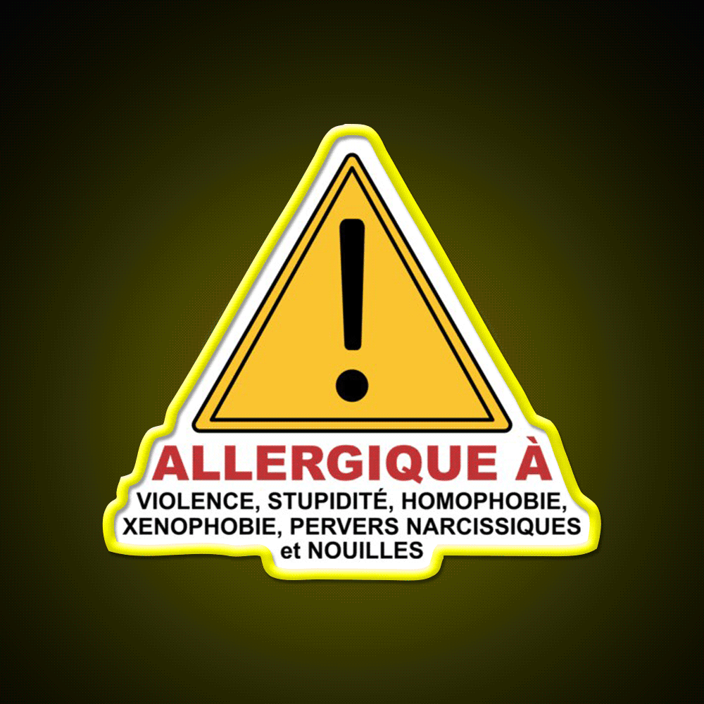 Allergic Man Cave Bar Led Neon Sign Rgb Color