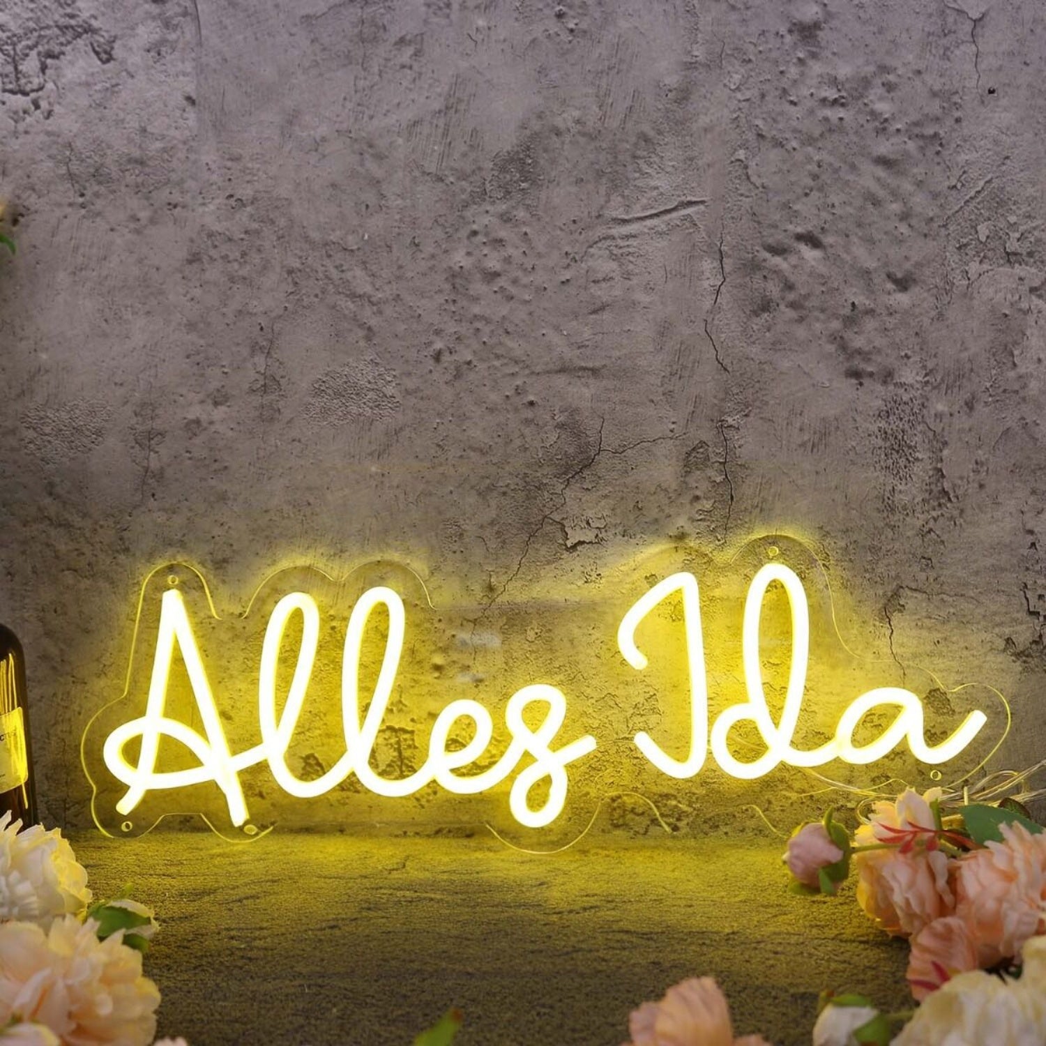 Alles Jda Yellow Led Neon Sign - Shineneon