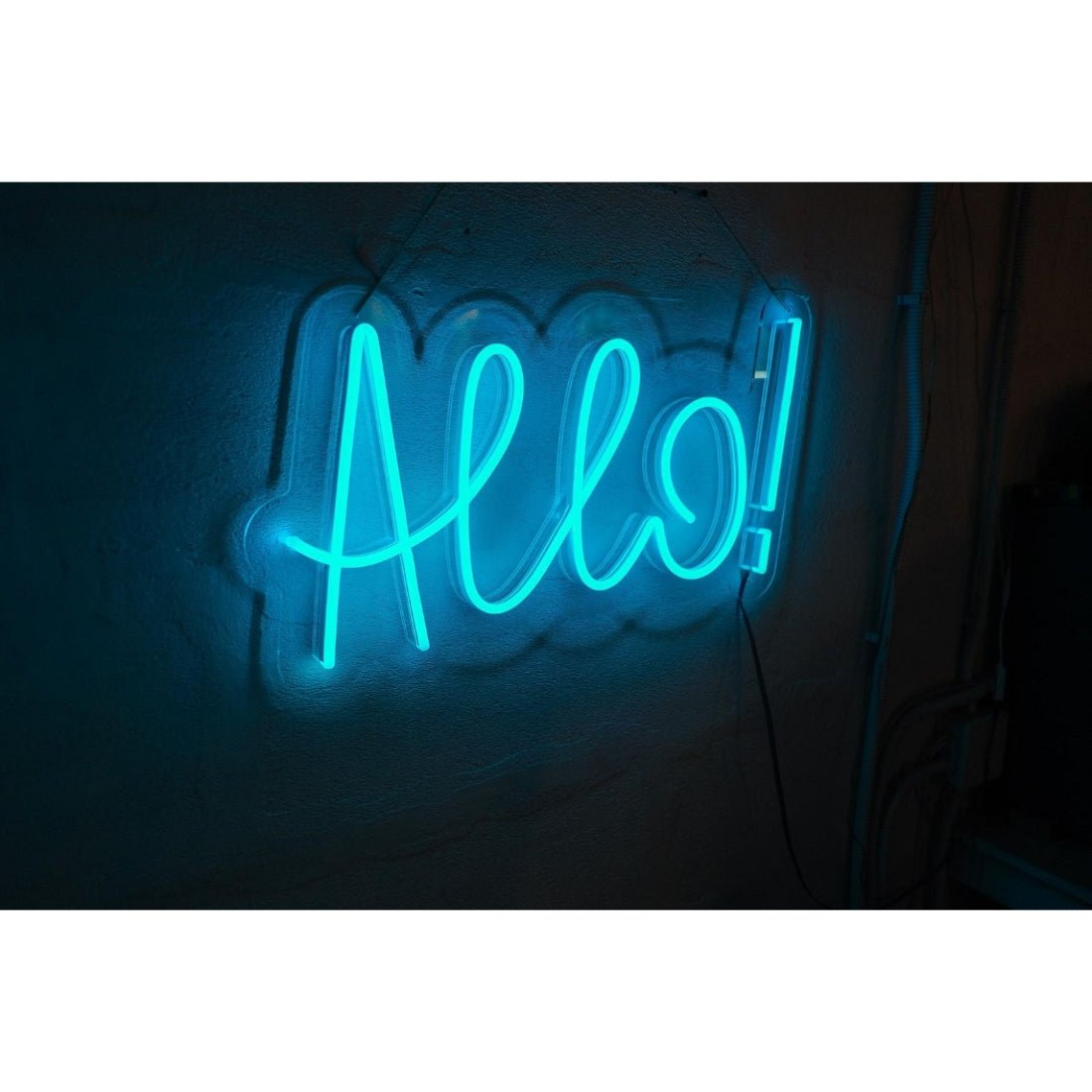 Allo Hello French Led Sign Business Neon Sign - Shineneon
