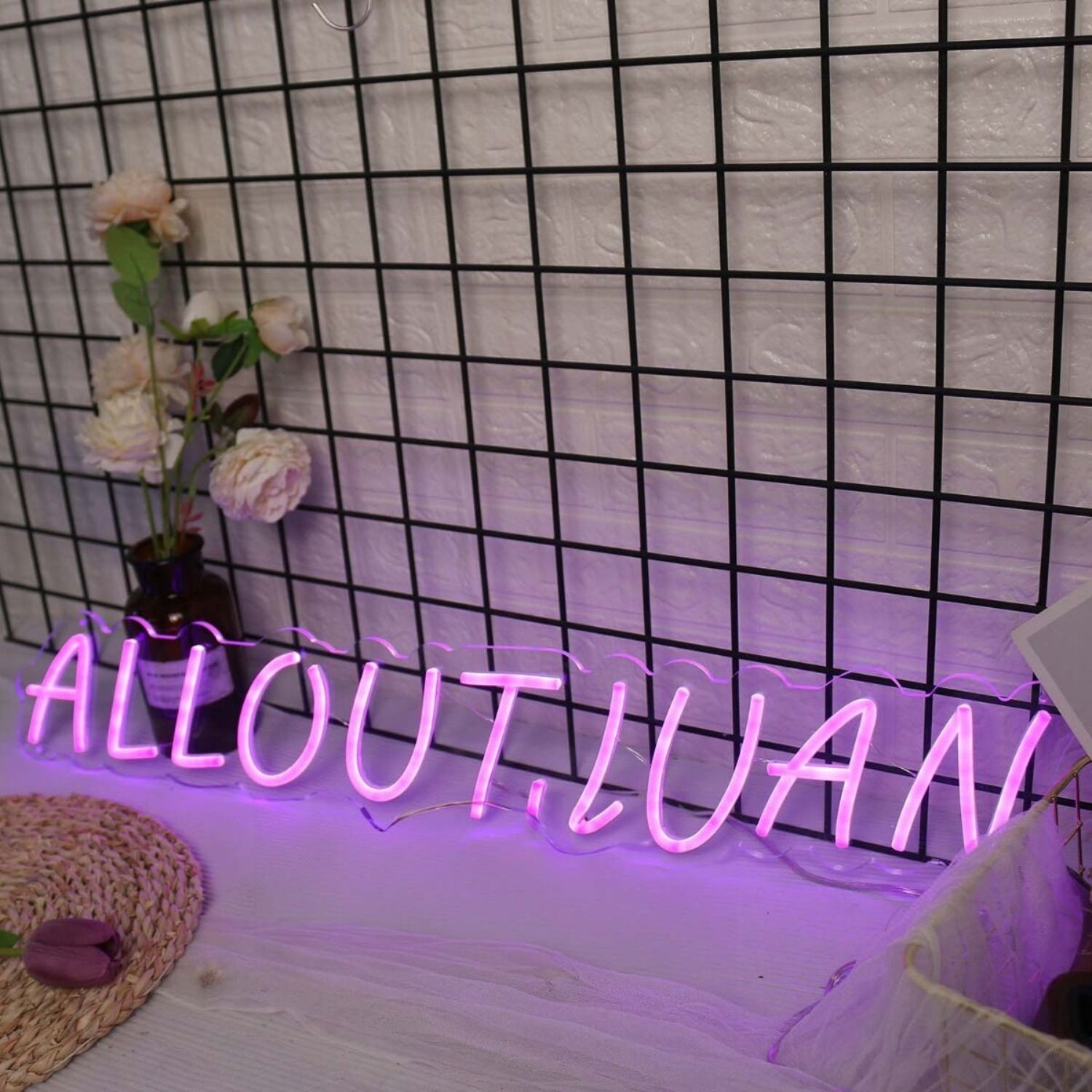 Alloutjuan Purple Led Neon Sign - Shineneon