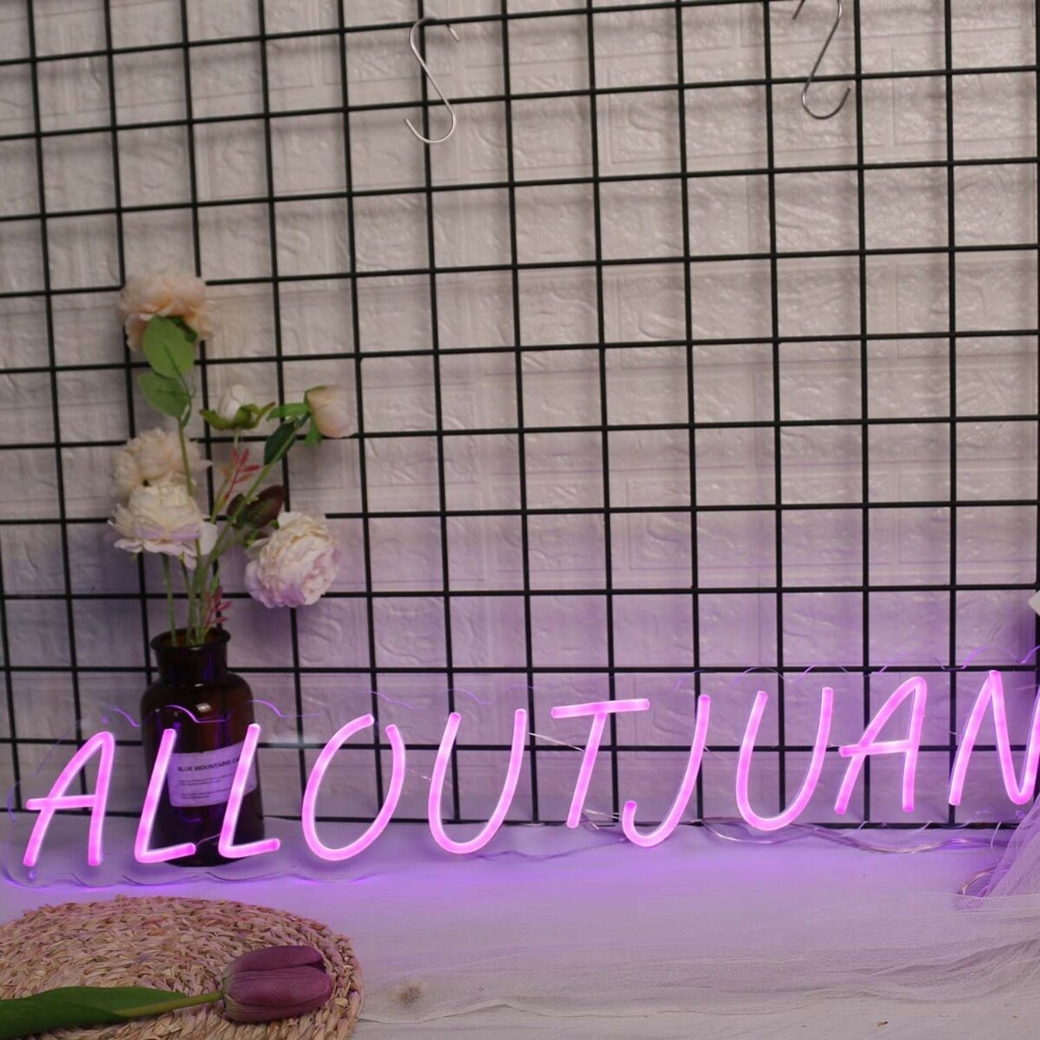 Alloutjuan Purple Led Neon Sign - Shineneon