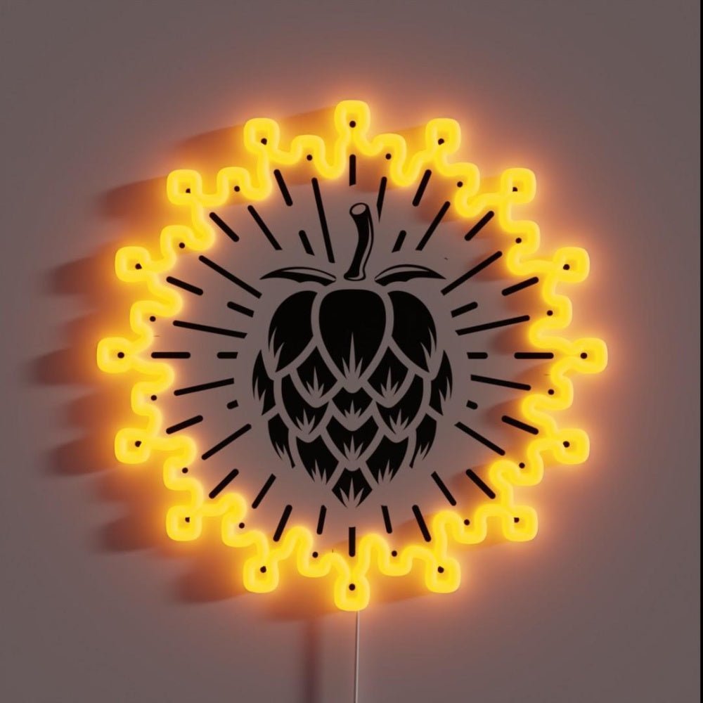Almighty Beer Supreme Hops Black Rgb Led Neon Sign - Shineneon