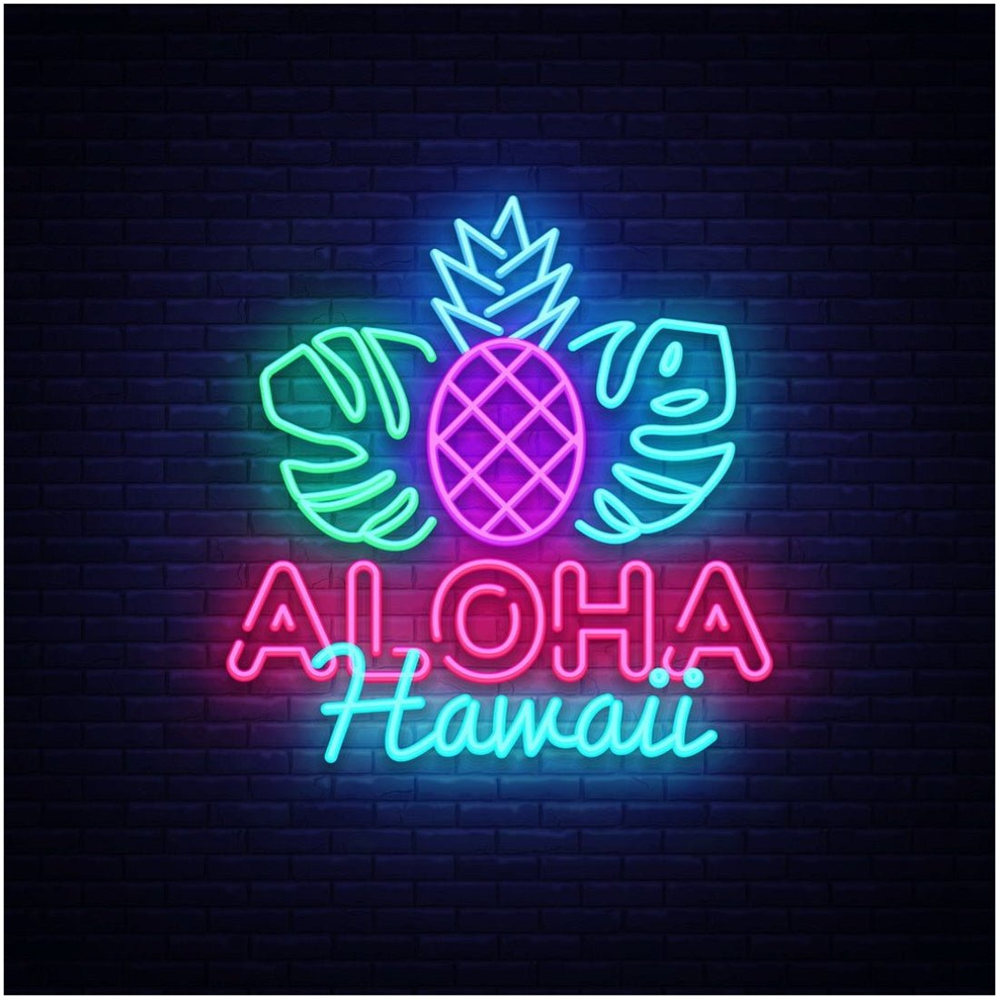 Aloha Hawaii Led Sign Business Neon Sign - Shineneon