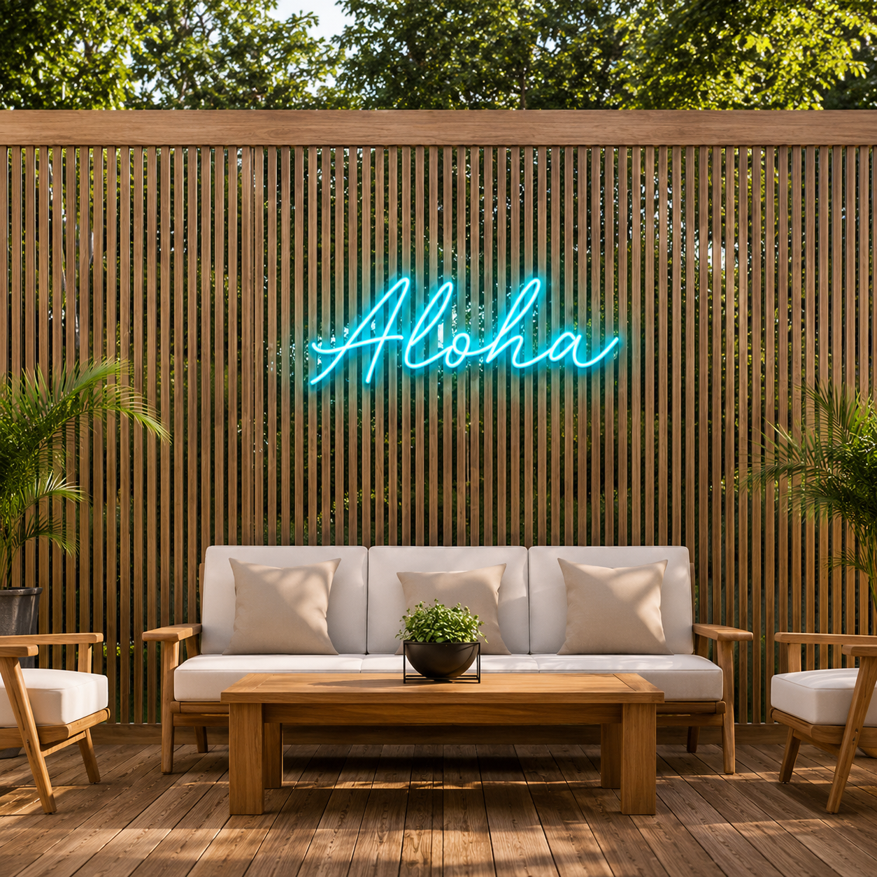 Aloha LED Neon Sign Wall Neon Sign - 01 Original Product Image