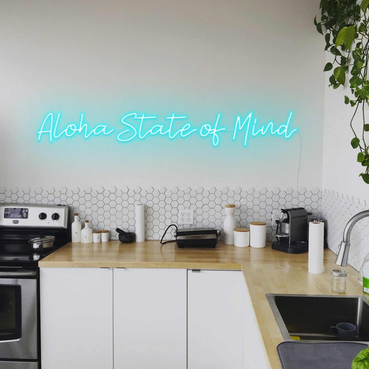 Aloha State Of Mind Led Neon Sign Wall Art | Shineneon