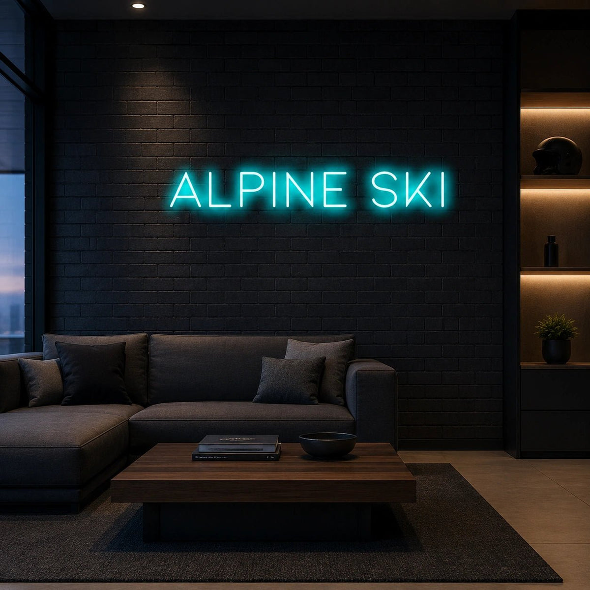 Alpine Ski LED Neon Sign - Shineneon