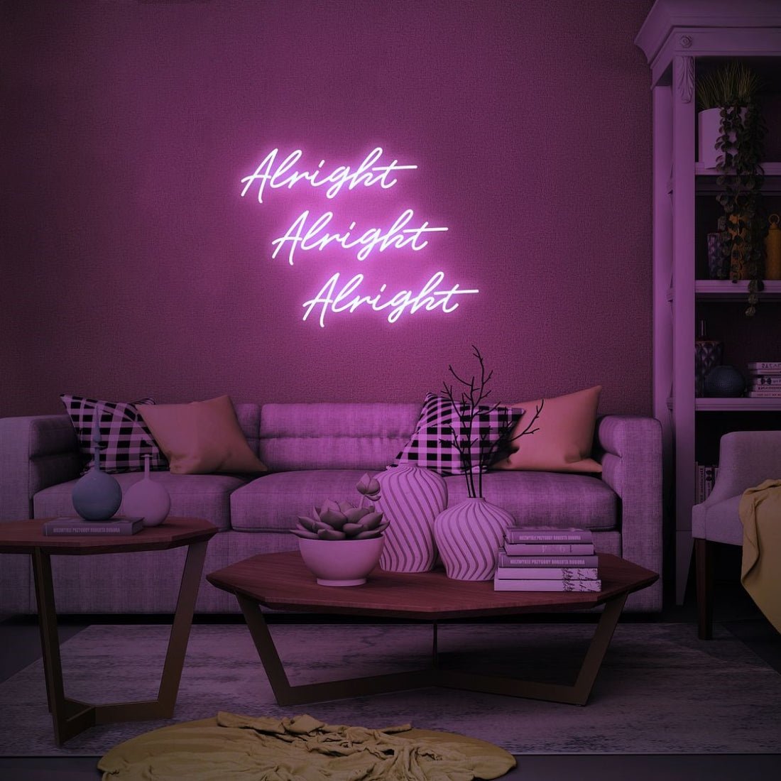 Alright Alright Alright Led Sign Business Neon Sign - Shineneon
