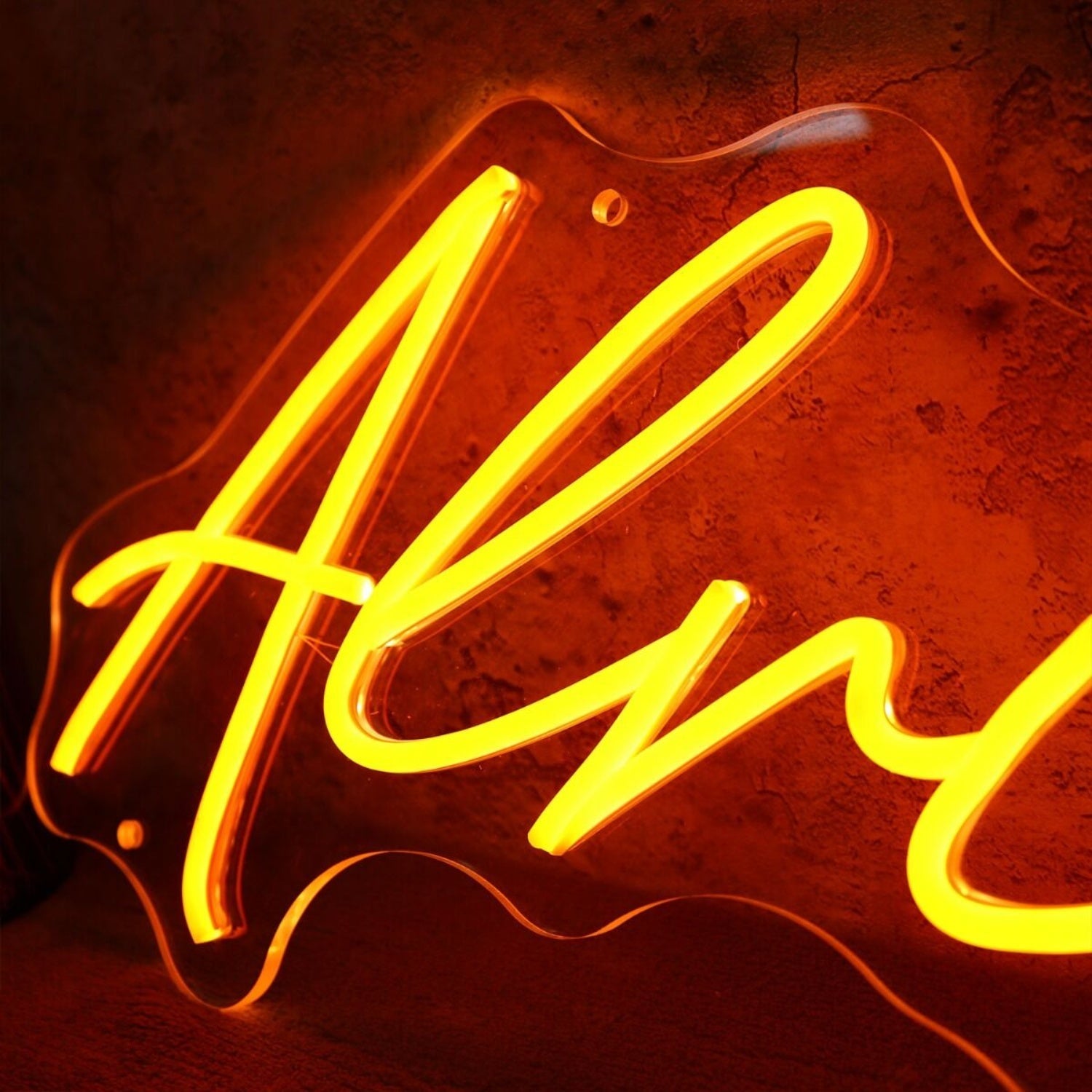 Alright Red Led Neon Sign - Shineneon