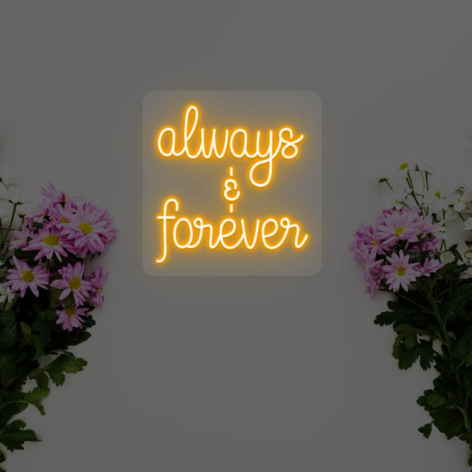 Always And Forever Sign | Shineneon