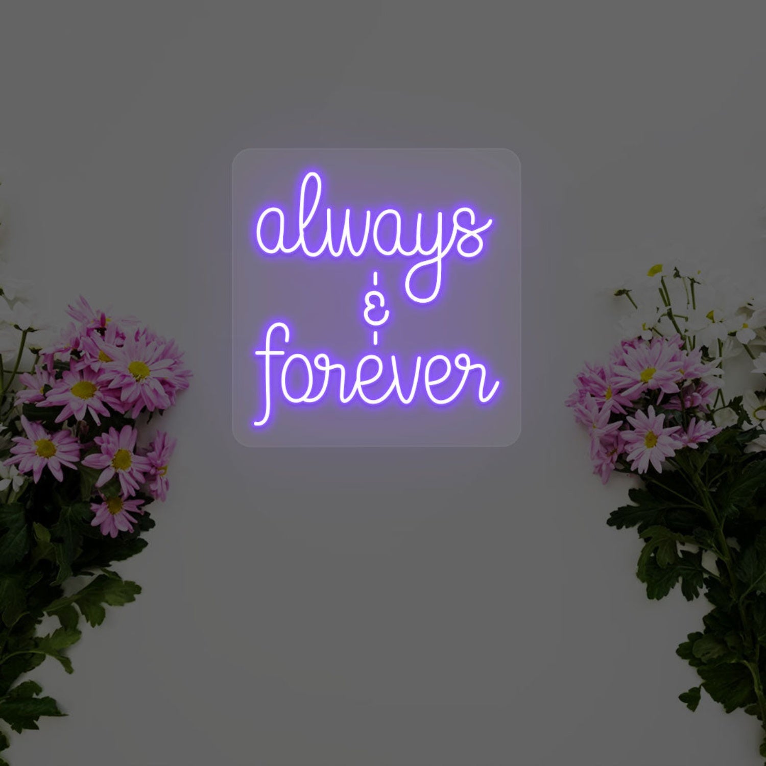Always And Forever Sign | Shineneon