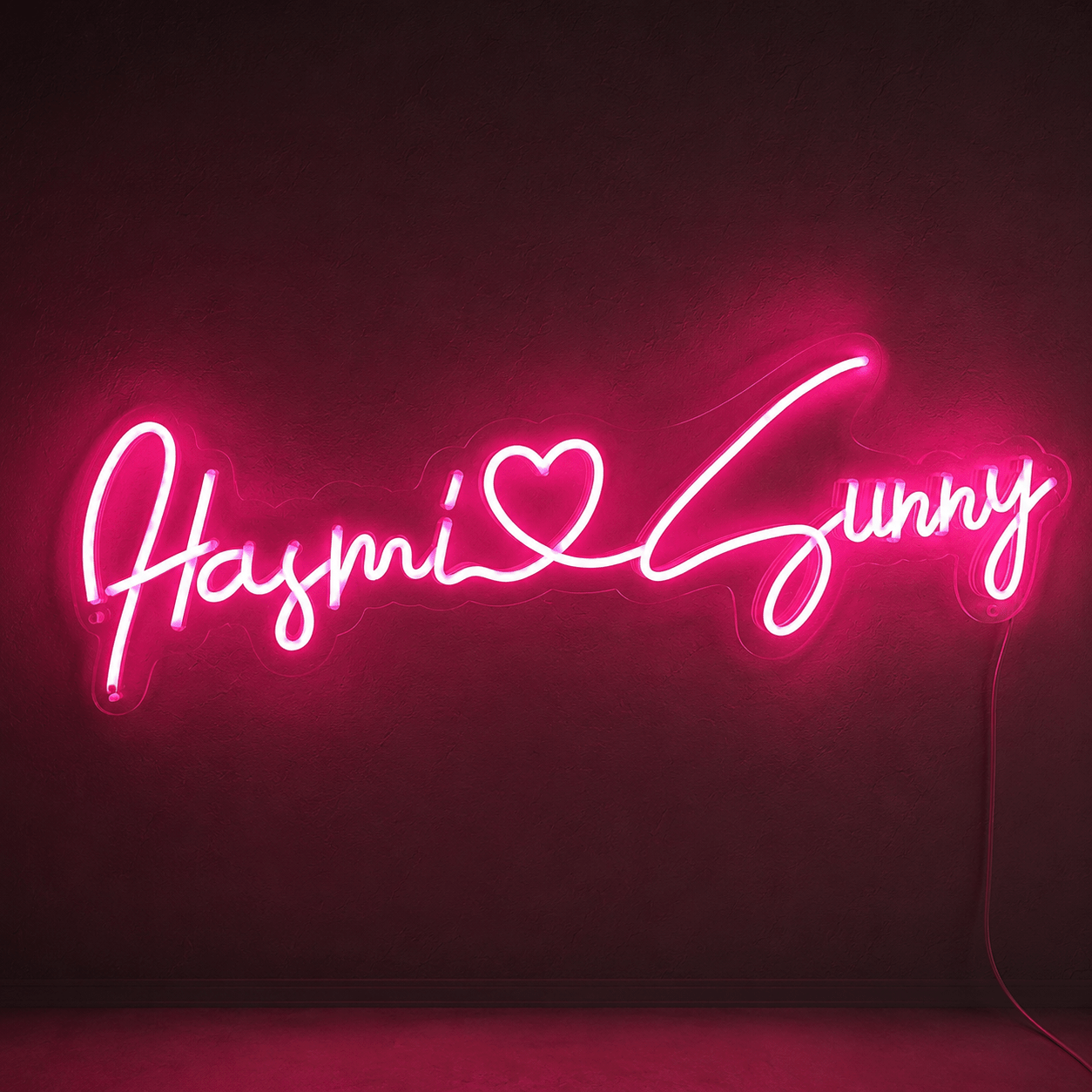 Always Kiss Me Goodnight Cursive Room Decor LED Neon Sign - Shineneon