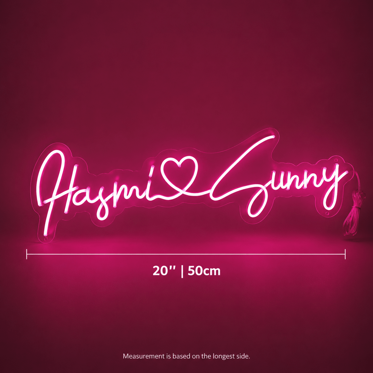 Always Kiss Me Goodnight Cursive Room Decor LED Neon Sign - Shineneon