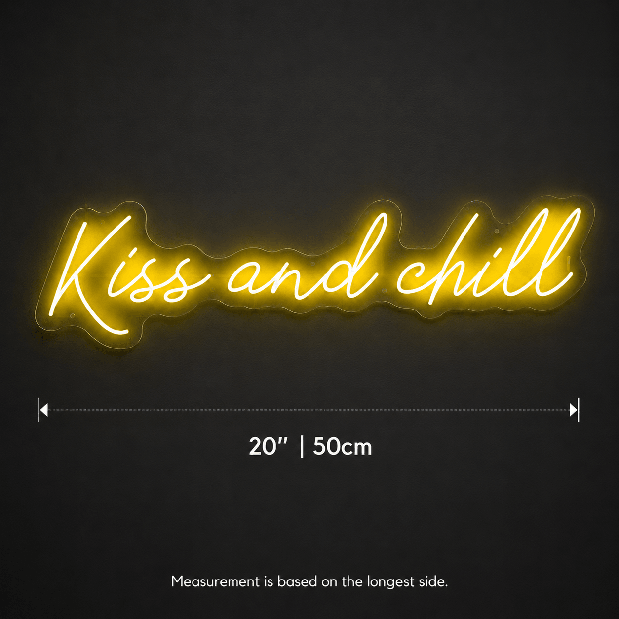Always Kiss Me Goodnight Dorm Room Decor LED Neon Sign - Shineneon