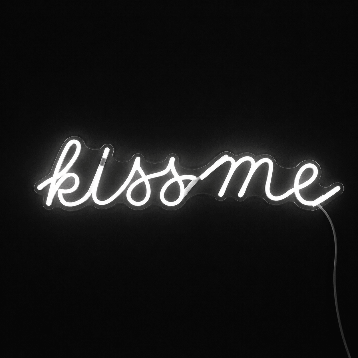 Always Kiss Me Goodnight Handwritten Decor Sign LED Neon Sign - Shineneon