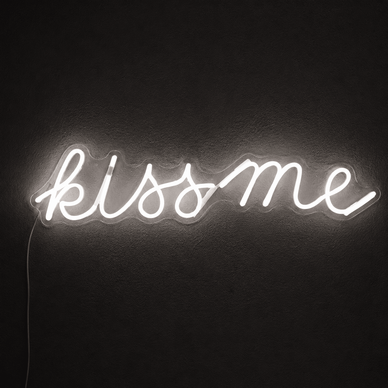 Always Kiss Me Goodnight Handwritten Decor Sign LED Neon Sign - Shineneon