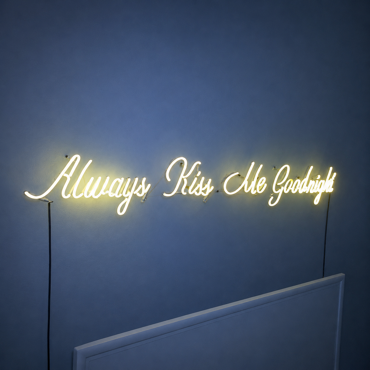 Always Kiss Me Goodnight LED Neon Sign Living Room Decor - 01 Original Product Image