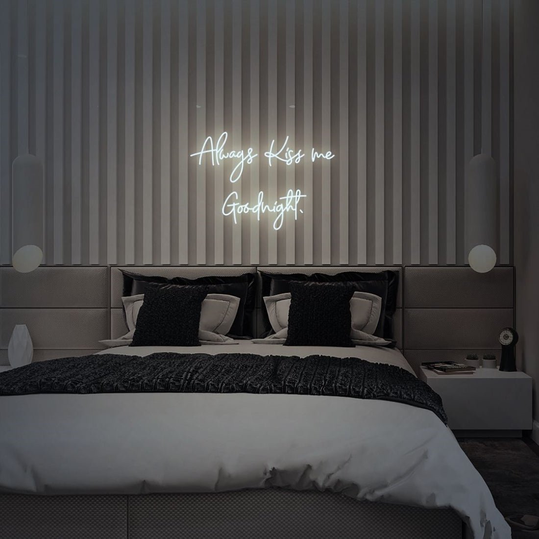 Always Kiss Me Goodnight Neon Sign Led Neon Sign - Shineneon