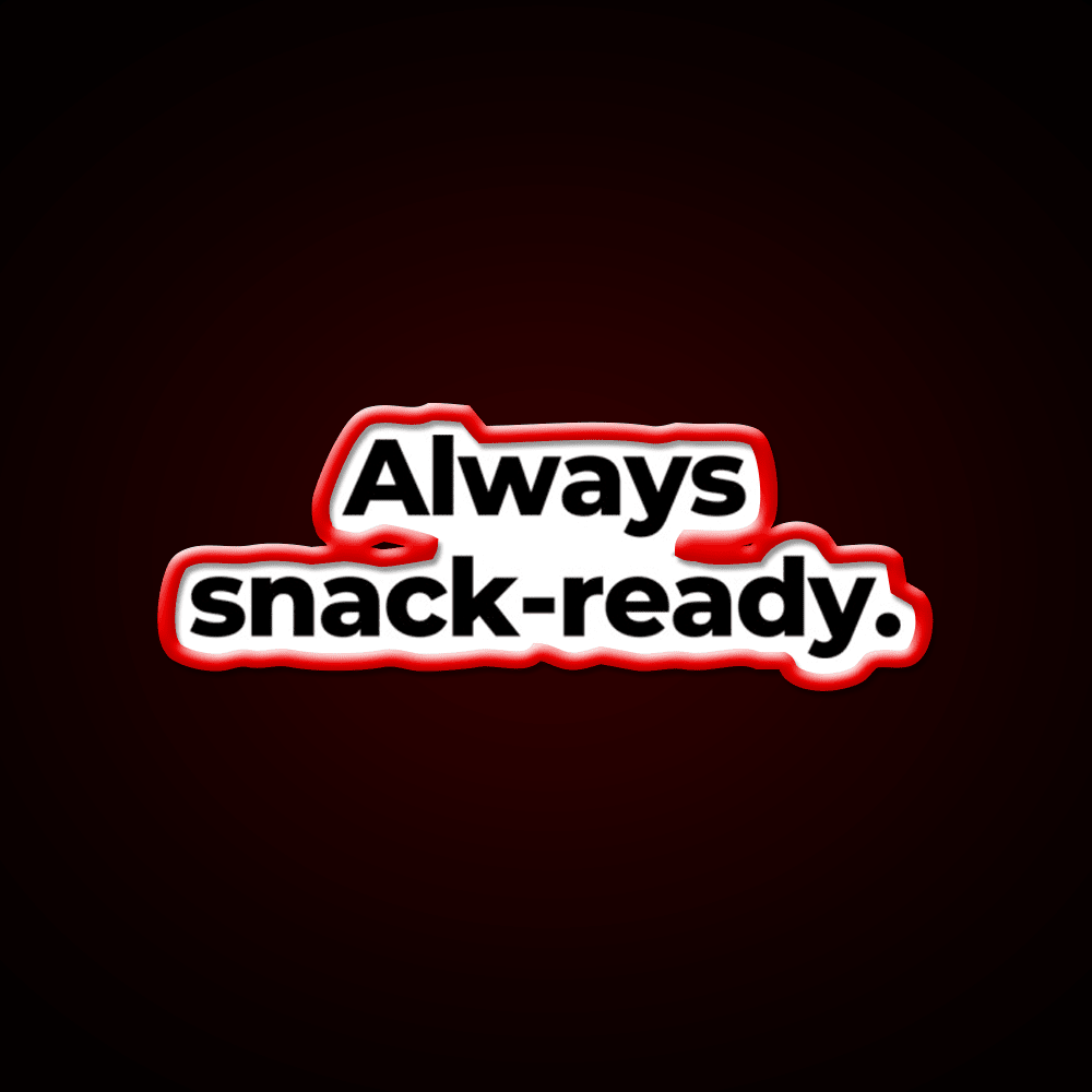 Always Snack Ready Snack Food Led Neon Sign Rgb Color - Shineneon