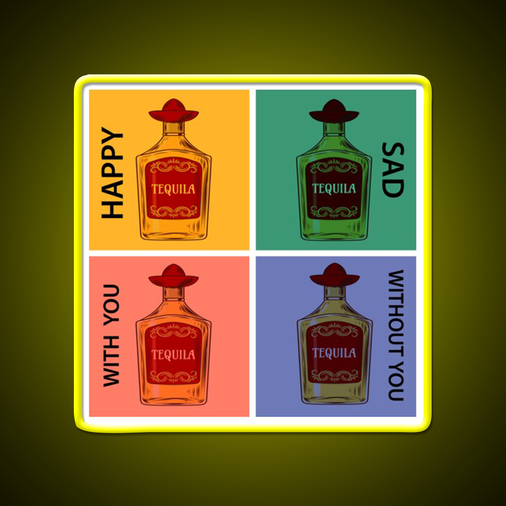 Always Tequila Mexico Pop Art Style Led Neon Sign Chinese Food Rgb Color