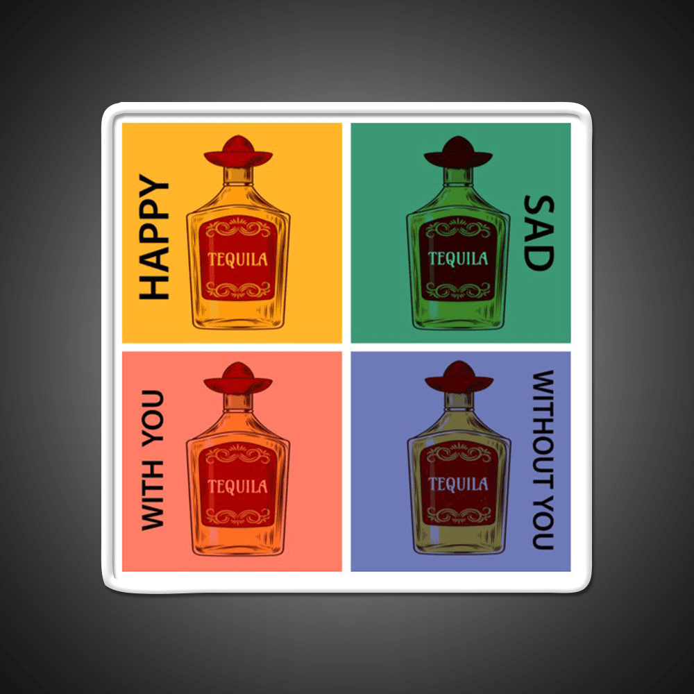 Always Tequila Mexico Pop Art Style Party Drink Tequila Led Neon Sign Rgb Color - Shineneon