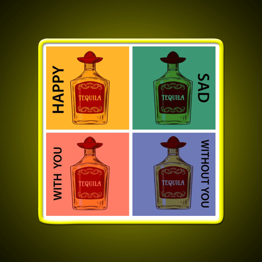 Always Tequila Mexico Pop Art Style Party Drink Tequila Led Neon Sign Rgb Color - Shineneon